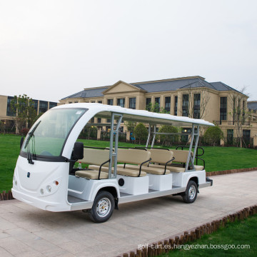 Coche turístico del coche eléctrico de visita turístico de 6-12 asientos con la puerta